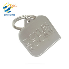 High Quality Custom Logo Hand Stamped Custom Promotional Gifts Keychain